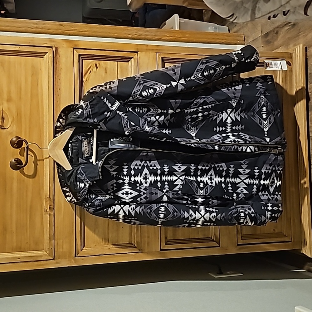 Pendleton Diamond Peak Black/Grey SM Coat